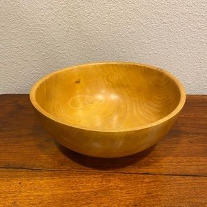 Hand Turned Magnolia Wood Bowl